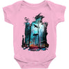 shark forest Baby Onesie