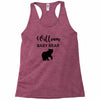 Daddy Bear - Baby Bear Custom Name Racerback Tank