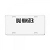bad monster License Plate