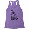 trick or treat halloween Racerback Tank