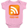 rss feed me Baby Onesie