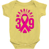 end breast cancer   39 warriors Baby Bodysuit