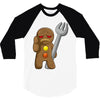 sad gingerbread 3/4 Sleeve Shirt