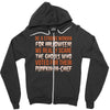 be a strong woman for halloween! Zipper Hoodie