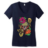 boba flower Women's V-Neck T-Shirt