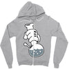 mickey get high Zipper Hoodie