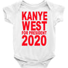 kanye west president 2020 funny humor mtv vma awards hip hop rap Baby Onesie