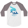 mega water 3/4 Sleeve Shirt