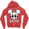 skull mickey 2 Zipper Hoodie