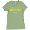 i'm the director Ladies Fitted T-Shirt