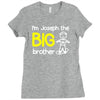 personalised i'm the big brother Ladies Fitted T-Shirt