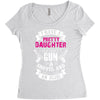 I Have A Pretty Daughter Gun A Shovel And An Alibi Women's Triblend Scoop T-shirt