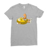 peanut inside Ladies Fitted T-Shirt