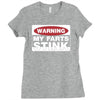 warning my farts Ladies Fitted T-Shirt