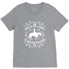 time in the saddle is never wasted V-Neck Tee