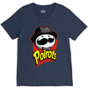 little grey chips V-Neck Tee