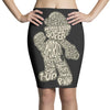 mario text Pencil Skirts