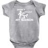 don't touch my simson  fun ddr motorrad tuning simi s51 50 fan Baby Onesie