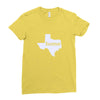 home Texas t-shirt Ladies Fitted T-Shirt