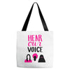 Women's March Hear Our Voice Tote Bags