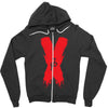 jake paul x red Zipper Hoodie