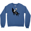Wolf And Human Crewneck Sweatshirt