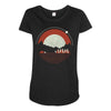 peaceful universe Maternity Scoop Neck T-shirt