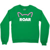 pussy roar - women's march alliance white logo Crewneck Sweatshirt