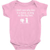i don't care who dies in a movie Baby Onesie