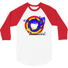 i am not gay, i just like rainbows 3/4 Sleeve Shirt