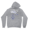 millennium falcon blueprint Hoodie