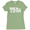 back to the gym Ladies Fitted T-Shirt