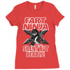 funny rfart ninja Ladies Fitted T-Shirt