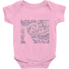 ascii night Baby Onesie