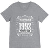 vintage made in 1992 perfectly aged a living legend V-Neck Tee