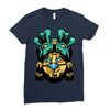 warrior aztec Ladies Fitted T-Shirt