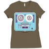 reel to reel Ladies Fitted T-Shirt