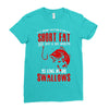short and fat Ladies Fitted T-Shirt