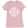 tribal celtic cross ireland present xmas birthday gift ideas Ladies Fitted T-Shirt