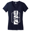 v2 eat sleep scuba dive Women's V-Neck T-Shirt