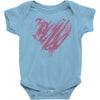 valentines day hearts Baby Onesie