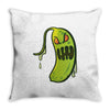 pickle monster Throw Pillow