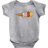 quadruple dip towe Baby Onesie