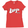 the loop where chicago rocks fm 97.9 Ladies Fitted T-Shirt