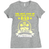 raise dad nurse Ladies Fitted T-Shirt