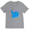 b is for blood sugar V-Neck Tee