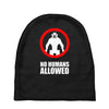 no humans allowed district 9 Baby Beanies