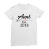 Aunt est.2018 Ladies Fitted T-Shirt