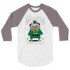 pug irish pub snorty mcpug's 3/4 Sleeve Shirt