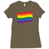 Rainbow Flag Ladies Fitted T-Shirt